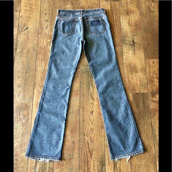 Victoria’s Secret VTG 90's mid rise booty lift panel boot cut jean Size 6/32.5 - Picture 4 of 12